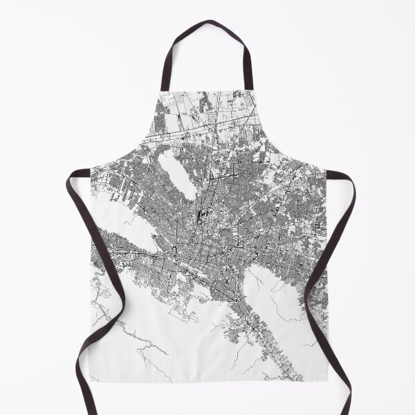 Item preview, Monterrey White Map designed and sold by multiplicitymap.