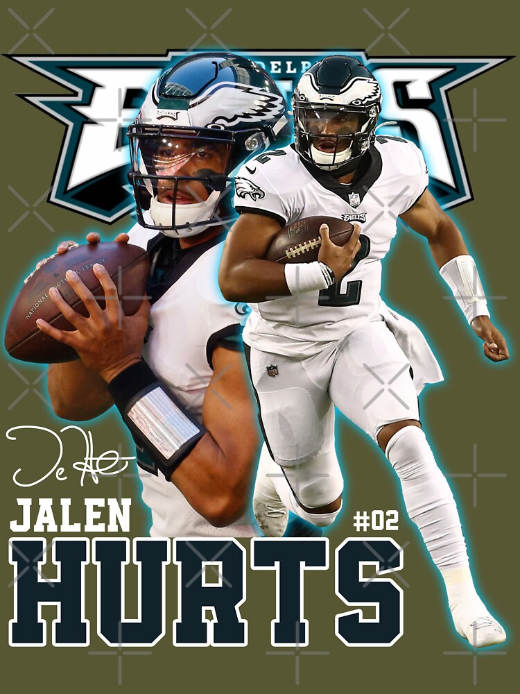 Jalen Hurts Eagles Homage Tee Vintage Nfl Inspired Streetwear