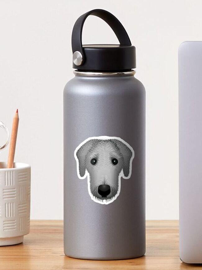Thumbnail 1 of 3, Sticker, NDVH Bertie the Bedlington designed and sold by nikhorne.