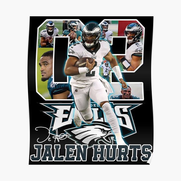 Philadelphia Eagles JALEN HURTS Vintage Throwback Football Jersey