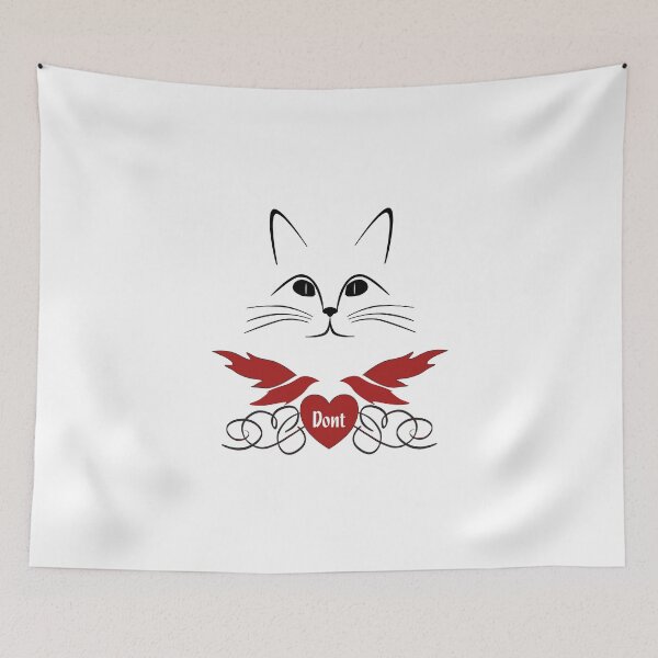 Item preview, Cat Kidston Dont Touch My Cat designed and sold by OnlyForYouNow ..