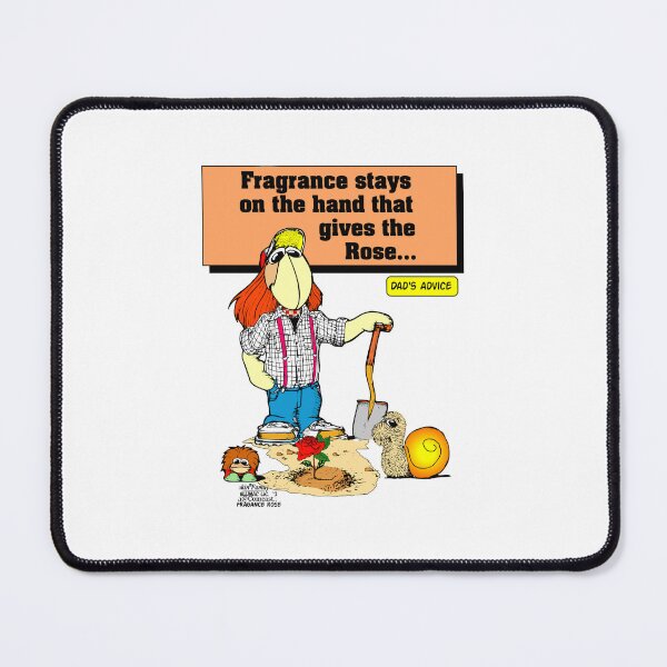 Item preview, Dad's Advice - Fragrance Stays on the Hand -Clamkin Family Cartoon designed and sold by Bruce Ingrassia.