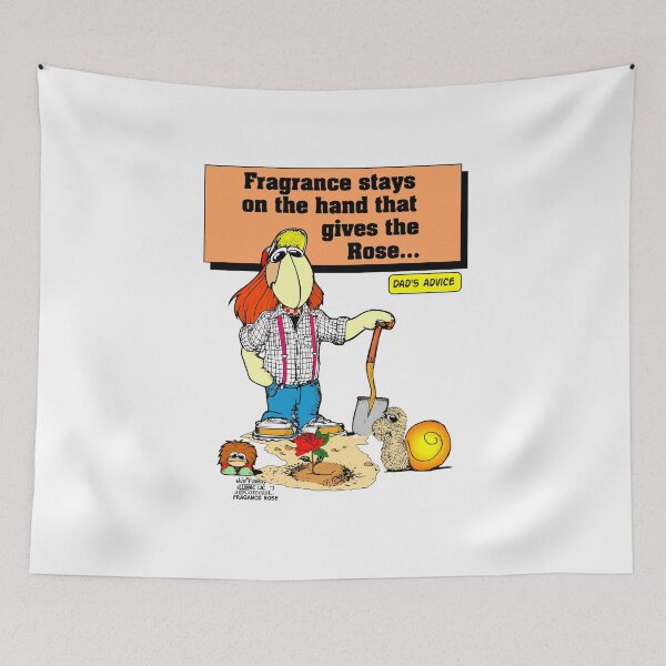 Item preview, Dad's Advice - Fragrance Stays on the Hand -Clamkin Family Cartoon designed and sold by Bruce Ingrassia.