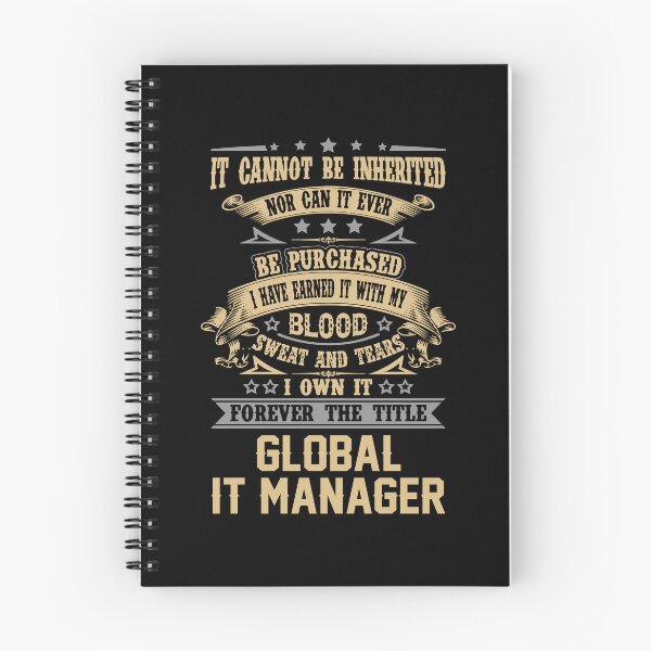 Item preview, Global It Manager T Shirt - Forever The Title Job Gift Item Tee designed and sold by celiagomez456.