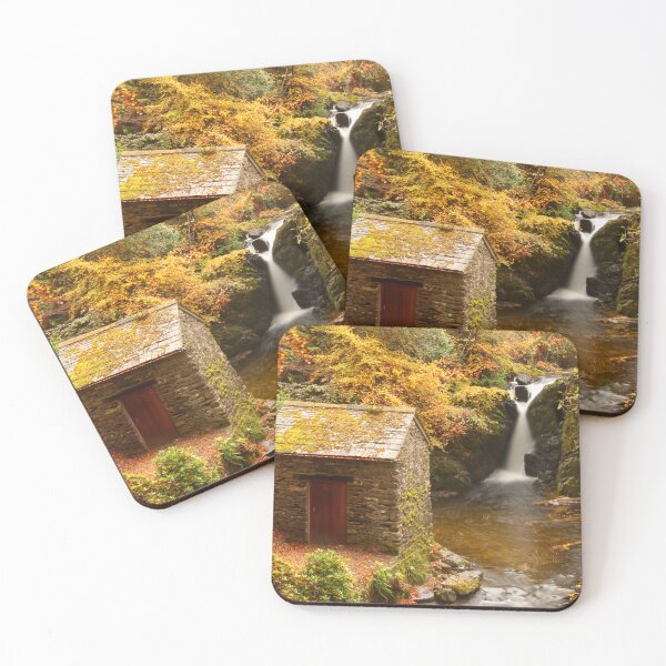 Item preview, Stone Hut with waterfall view designed and sold by Simon Baylis.