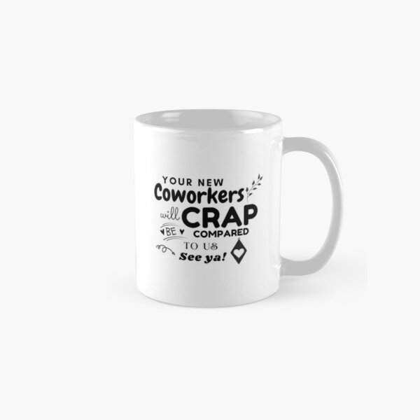 Funny mugs for coworker,You're Dead to Us Now,Colleague Farewell,Retirement  Gift,Coworker Goodbye,coworker leaving gift Coffee Mug by pillowaza