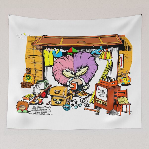 Item preview, Garage Sale Gemini - Clamkin Family Cartoon designed and sold by Bruce Ingrassia.