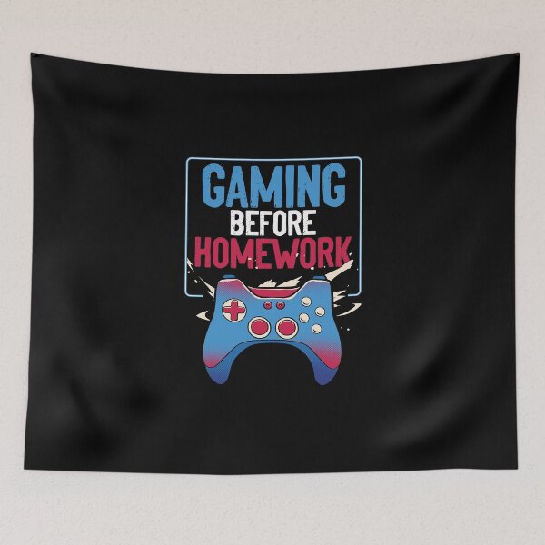 Item preview, Humorous Homework For A Sarcastic Student Computer Gamer designed and sold by Nessshirts.