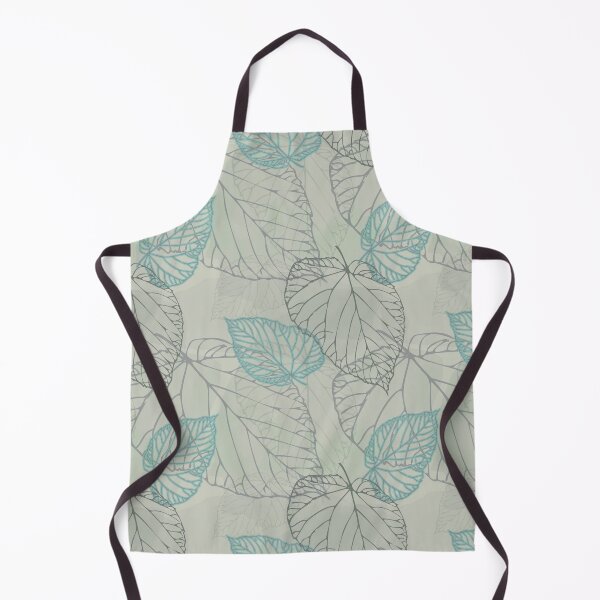 Item preview, linden leaf, tree leaves, seamless pattern, green, Moss & Blush color, designed and sold by Natairbrush.