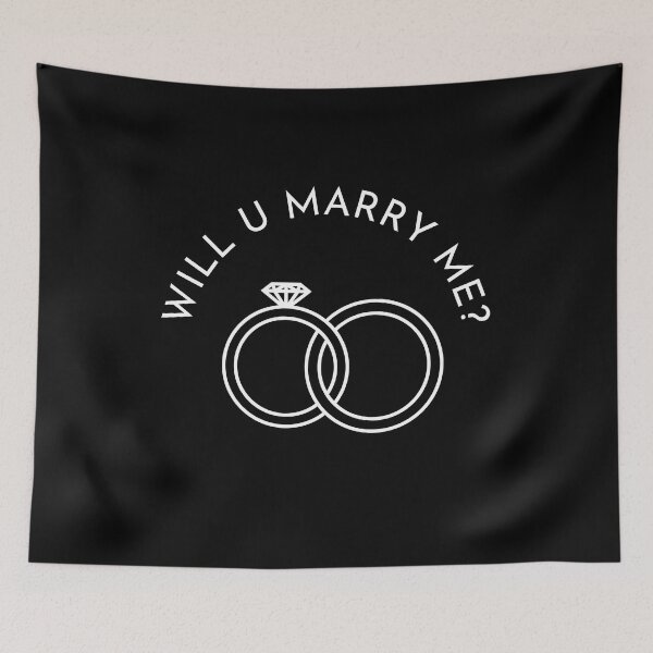 Item preview, Will U Marry Me designed and sold by tsukinoyume.