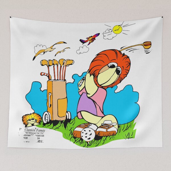 Item preview, Golfing Nestor - Clamkin Family Cartoon designed and sold by Bruce Ingrassia.