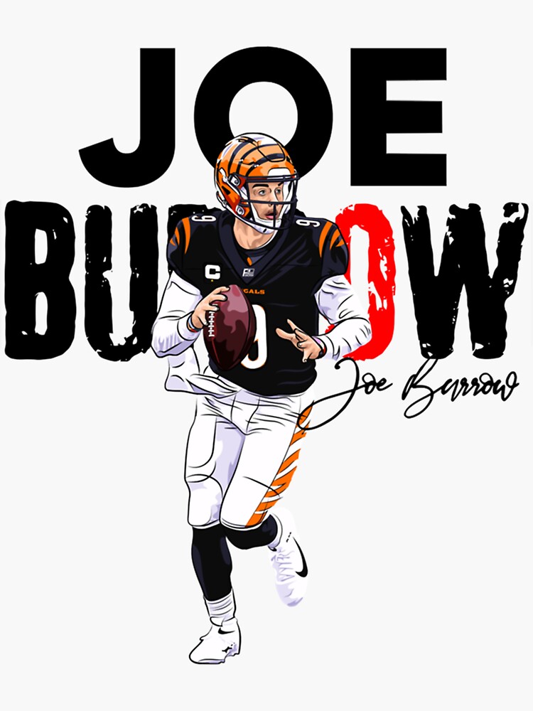 joe burrow - bengals art | Sticker