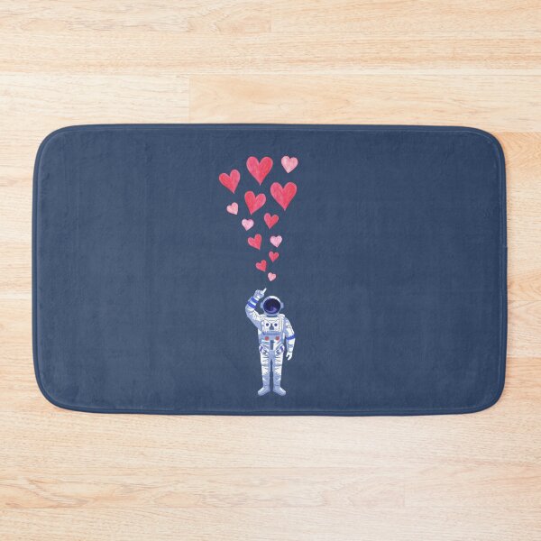 Item preview, Astronaut with hearts designed and sold by lordyswiss.