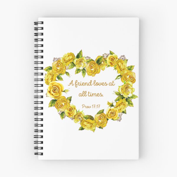 Item preview, Proverbs 17:17 - A friend loves at all times designed and sold by FlutterByH.