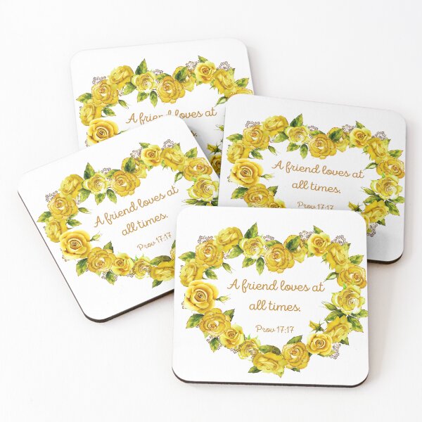 Item preview, Proverbs 17:17 - A friend loves at all times designed and sold by FlutterByH.
