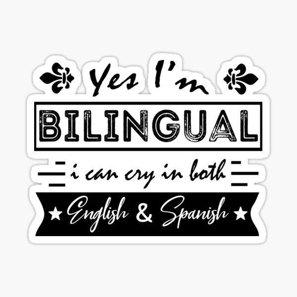 Spanish And English Stickers For Sale Redbubble