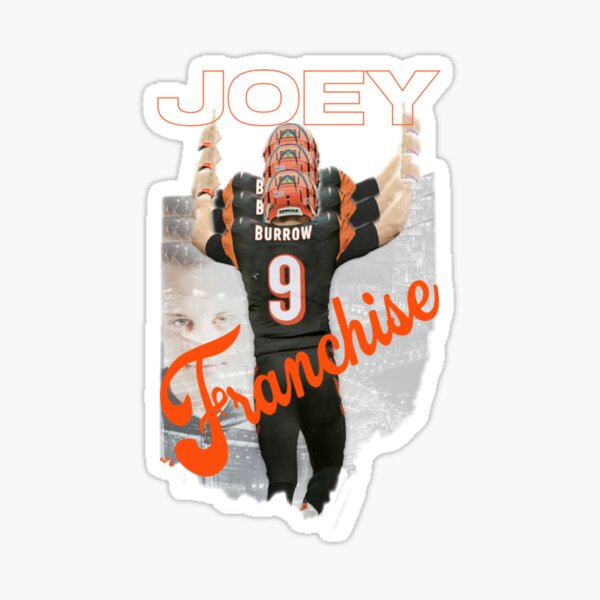 Joe Burrow for Cincinnati Bengals fans Sticker for Sale by Kaa-Zau