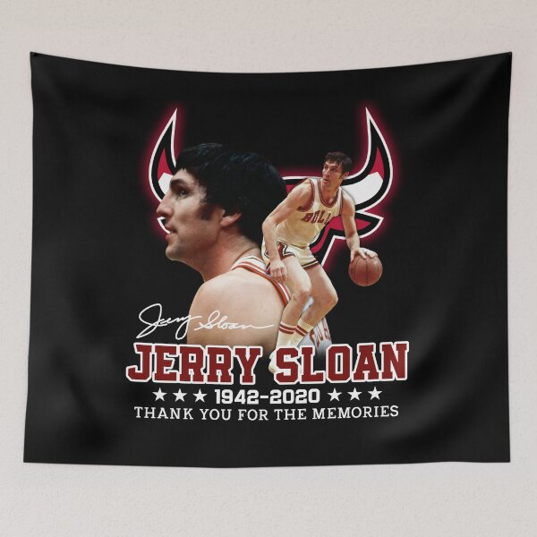 Item preview, Jerry Sloan Basketball Signature Vintage Retro 80s 90s Rap Style Perfect Gift For Basketball Lovers designed and sold by AdalineFranecki.