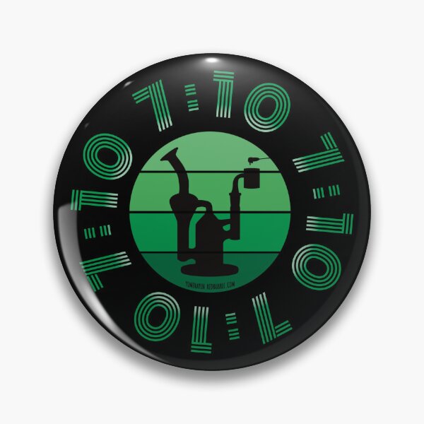 Item preview, Retro Vintage Sunset Green Dab Rig-710 designed and sold by YomeHayin.