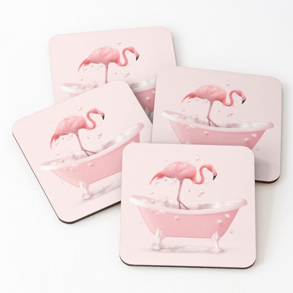 Item preview, Bathtub Flamingo designed and sold by JonasLoose.