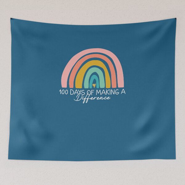 Item preview, 100 Days of Making a Difference Teacher designed and sold by EspenoyStore.