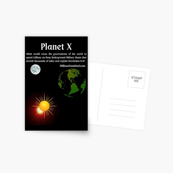 Planet X - Christian Postcard