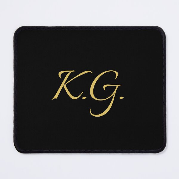 Item preview, KG Initials | Gold Lettering | Personalised Gifts designed and sold by Avo And Sriracha.