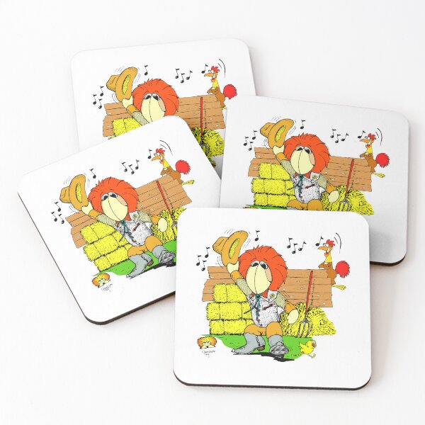 Item preview, Dancing Cowboy with Chicken - Clamkin Family Cartoon designed and sold by Bruce Ingrassia.