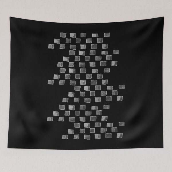 Item preview, Silver Squares Abstract designed and sold by Kathlyn1982.