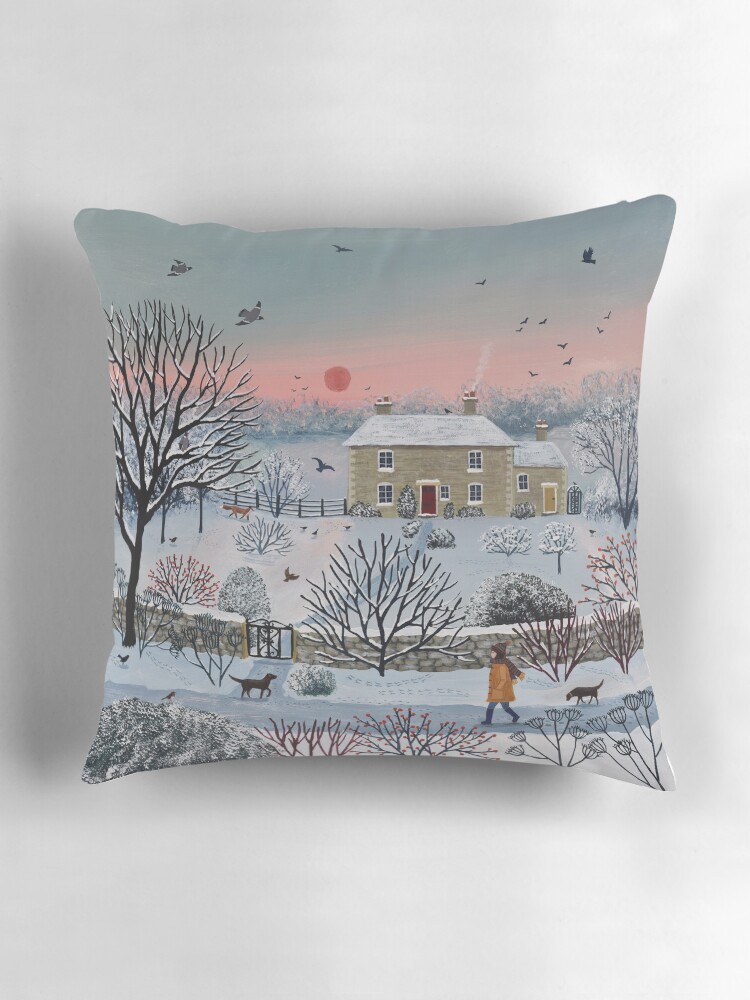 Thumbnail 3 of 4, Pillow, Nearly Home designed and sold by Jogrundyart.