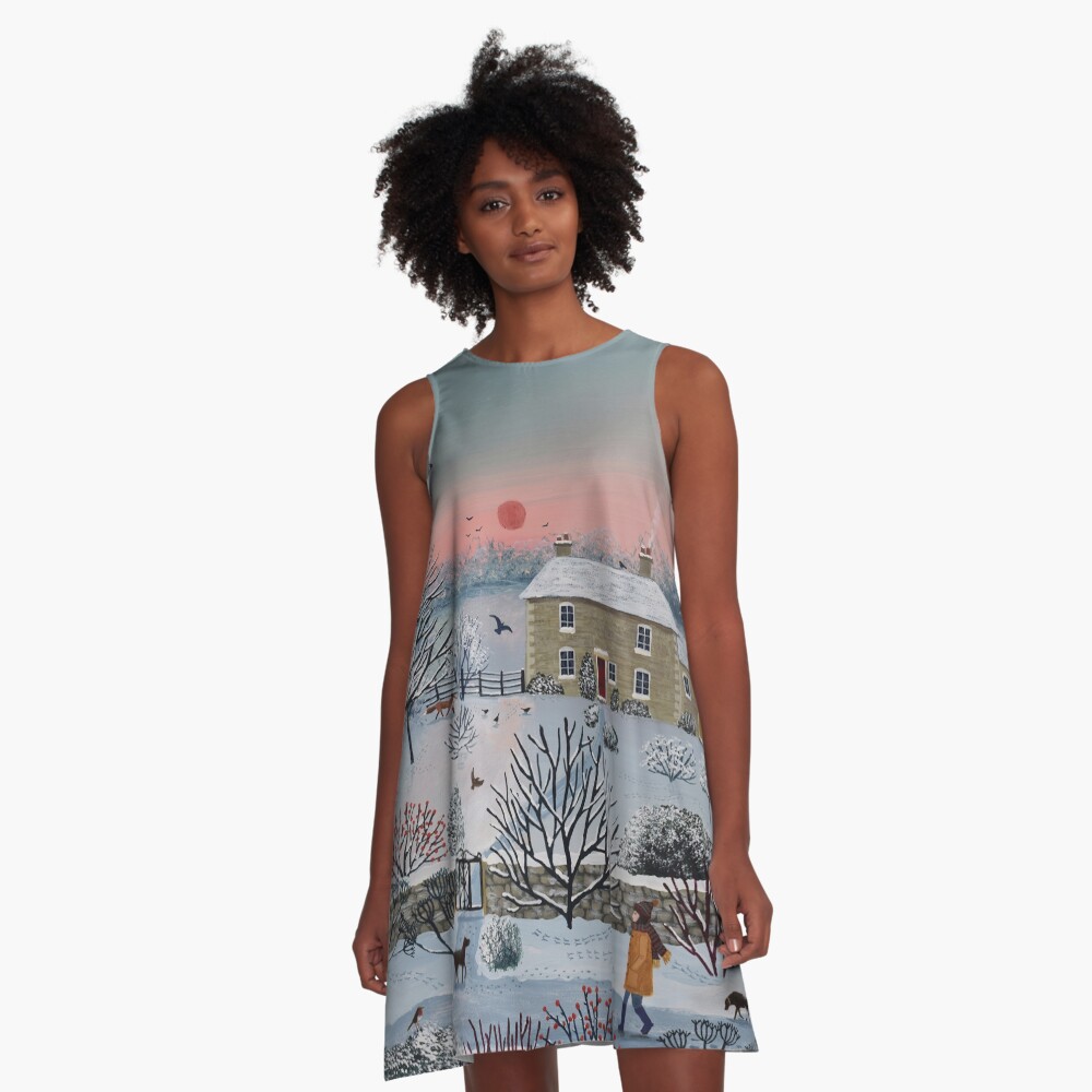 Item preview, A-Line Dress designed and sold by Jogrundyart.