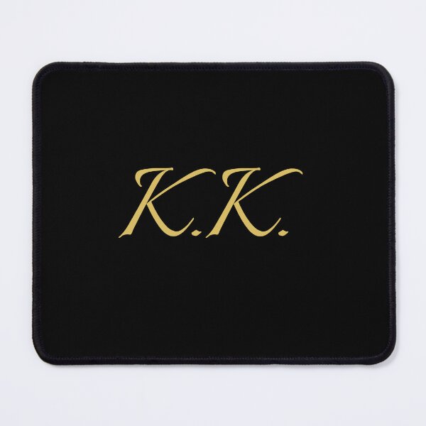 Item preview, KK Initials | Gold Lettering | Personalised Gifts designed and sold by Avo And Sriracha.