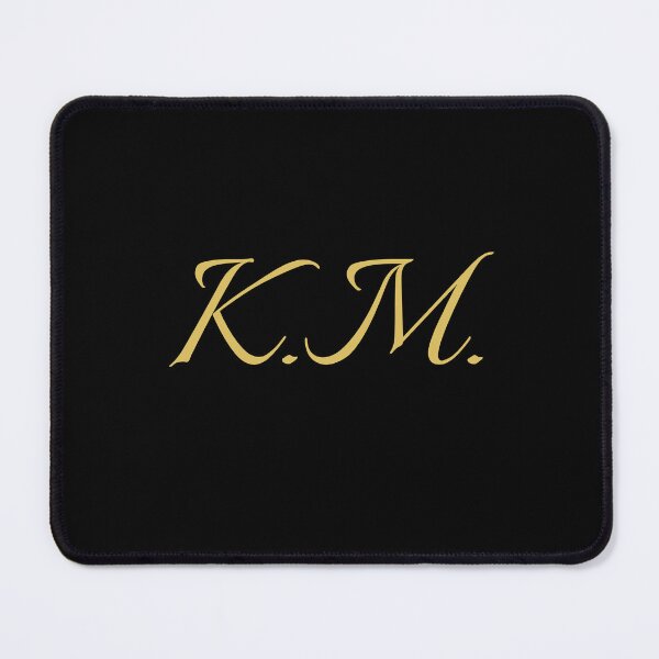 Item preview, KM Initials | Gold Lettering | Personalised Gifts designed and sold by Avo And Sriracha.