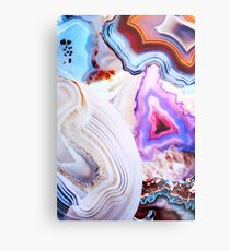 Agate Rocks, Slices of Earth Metal Print