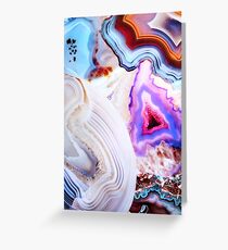 Agate Rocks, Slices of Earth Greeting Card