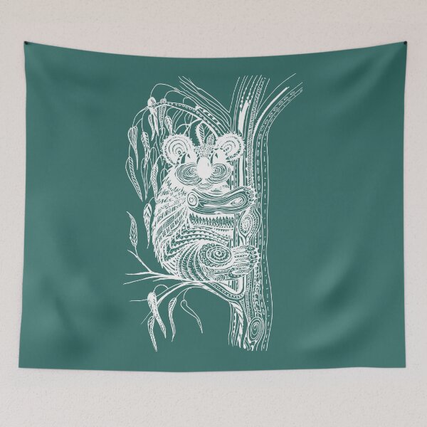 Item preview, Koala Aussie Tangle - White - Transparent Background designed and sold by Heatherian.