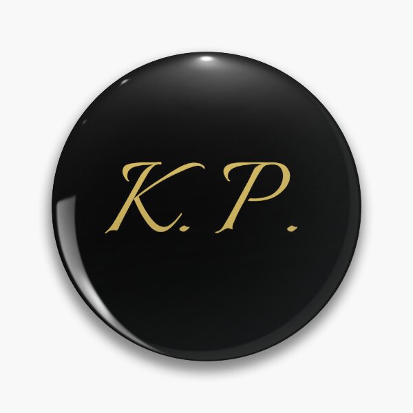 Item preview, KP Initials | Gold Lettering | Personalised Gifts designed and sold by Avo And Sriracha.