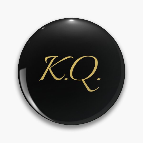 Item preview, KQ Initials | Gold Lettering | Personalised Gifts designed and sold by Avo And Sriracha.