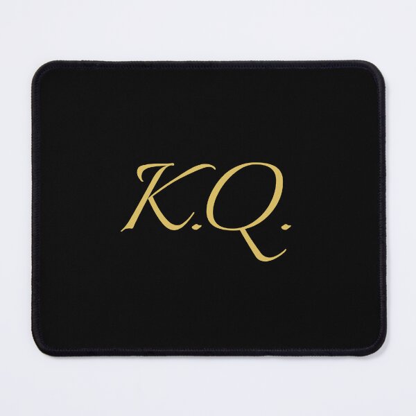 Item preview, KQ Initials | Gold Lettering | Personalised Gifts designed and sold by Avo And Sriracha.