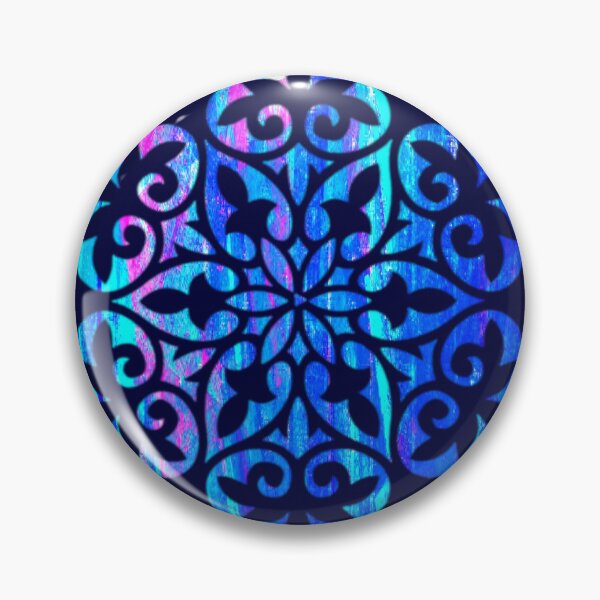 Artikelvorschau, Ästhetischer orientalischer arabischer Mandala-Muster-Stil | Blaue Vintage Blumen-Mandala-Muster dekorative Kunst | Nahtlose Blumen Mandala-Design-Geschenke entworfen und verkauft von Design Repo.