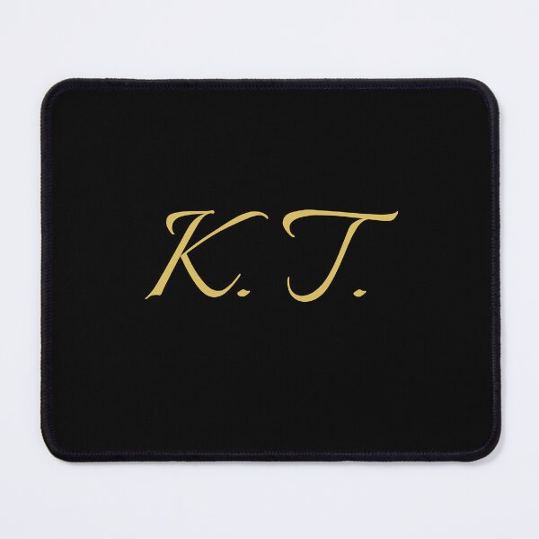 Item preview, KT Initials | Gold Lettering | Personalised Gifts designed and sold by Avo And Sriracha.