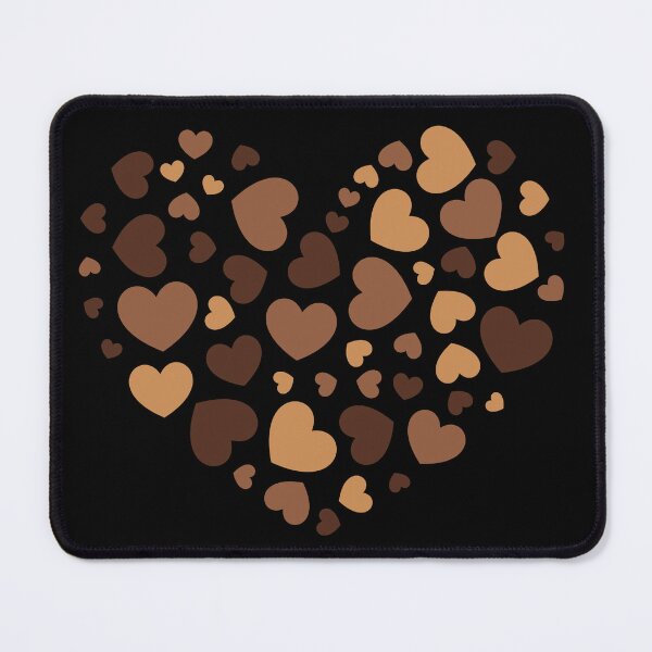 Item preview, Melanin hearts designed and sold by AllPrintsAndArt.