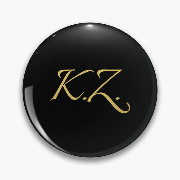 Item preview, KZ Initials | Gold Lettering | Personalised Gifts designed and sold by Avo And Sriracha.