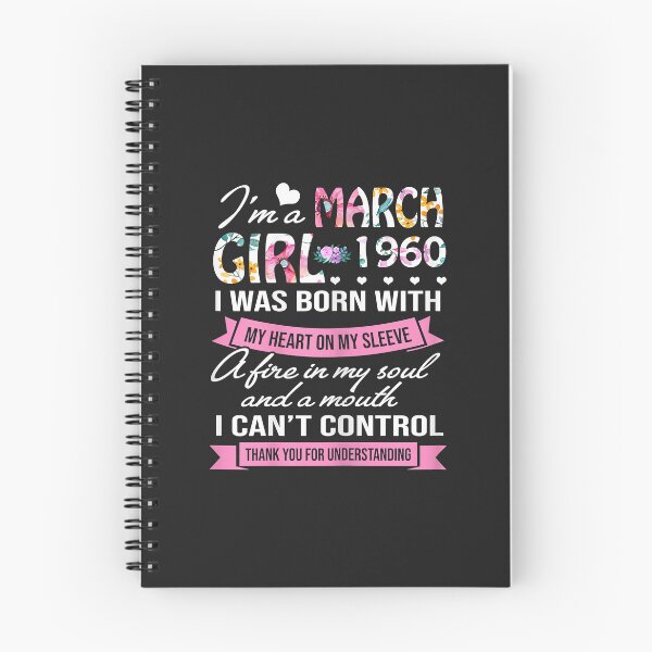 Item preview, Awesome Since 1960 62nd Birthday I'm A March Girl 1960 designed and sold by Corelli87.
