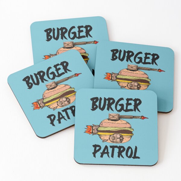Item preview, Space Burger Patrol - The Space Burger - Foodinvaders designed and sold by emm-j.