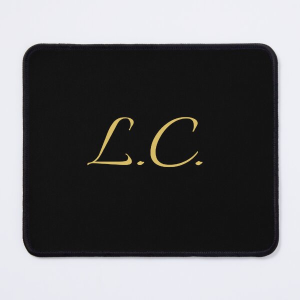Item preview, LC Initials | Gold Lettering | Personalised Gifts designed and sold by Avo And Sriracha.
