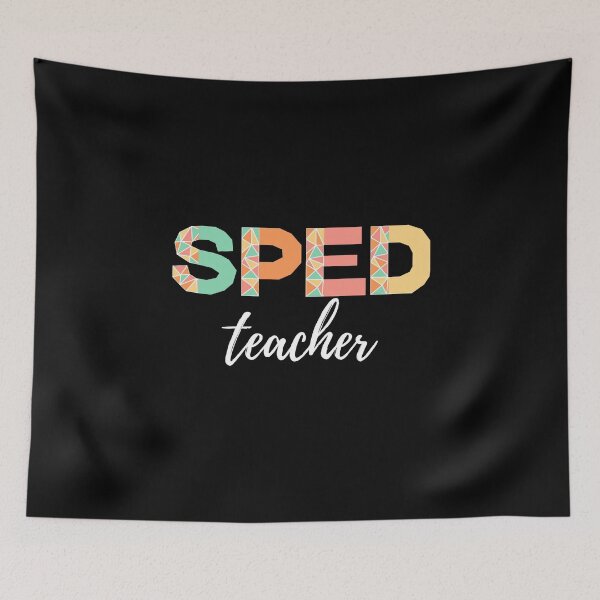 Item preview, SPED teacher (white text)- special education teacher - special ed teacher designed and sold by CaitU.