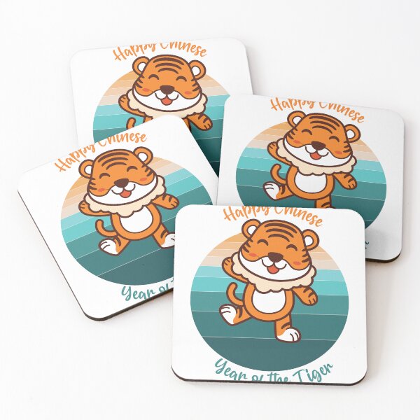 Item preview, Happy Chinese New Year 2022 Cotsume Year of the Tiger 2022 Sticker designed and sold by Laadel.