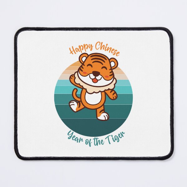 Item preview, Happy Chinese New Year 2022 Cotsume Year of the Tiger 2022 Sticker designed and sold by Laadel.