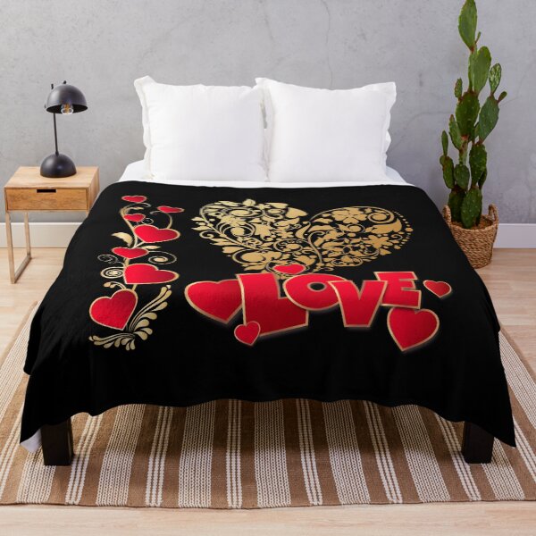 Item preview, Modern LOVE! (Red on Black) designed and sold by PawsitiveMum.